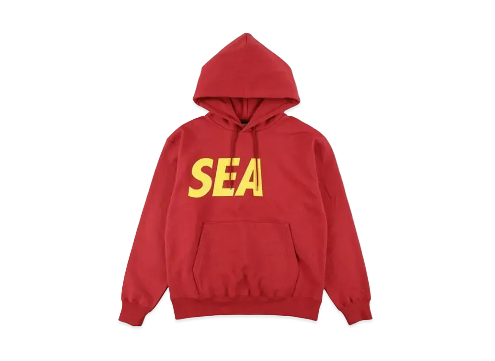 WIND AND SEA SEA Hoodie "Burgundy-Maize"
