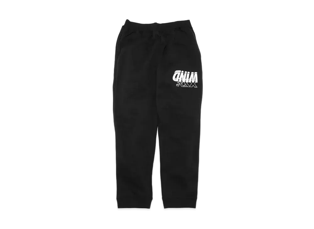GOD SELECTION XXX x WIND AND SEA SWEAT PANTS GX-A22-WSPT-01 "Black"