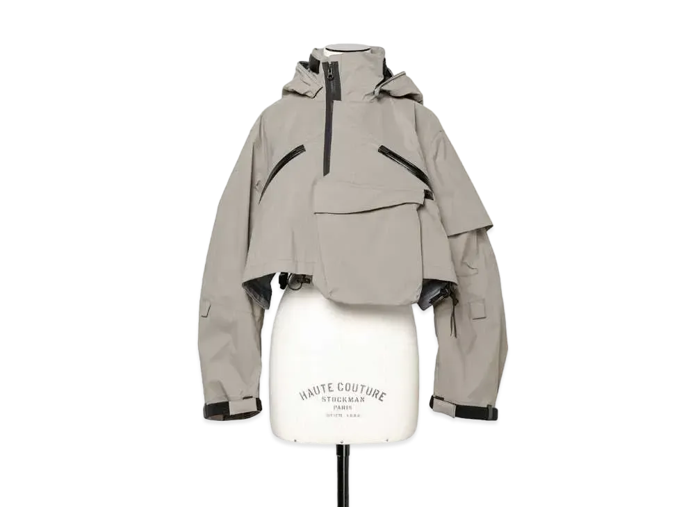 sacai / ACRONYM CROP JACKET "Khaki"