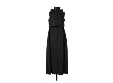 sacai / ACRONYM TRENCH DRESS "Black"
