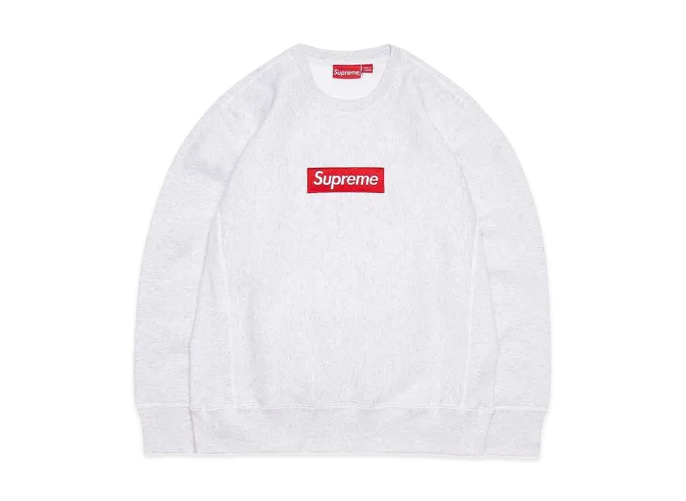 Supreme Box Logo Crewneck Sweatshirt "Ash Grey" (18FW)