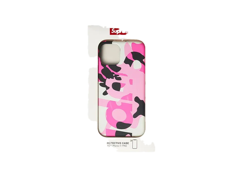 Supreme Camo iPhone Case "Pink Camo"