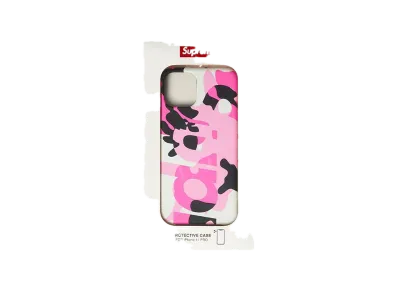 Supreme Camo iPhone Case "Pink Camo"