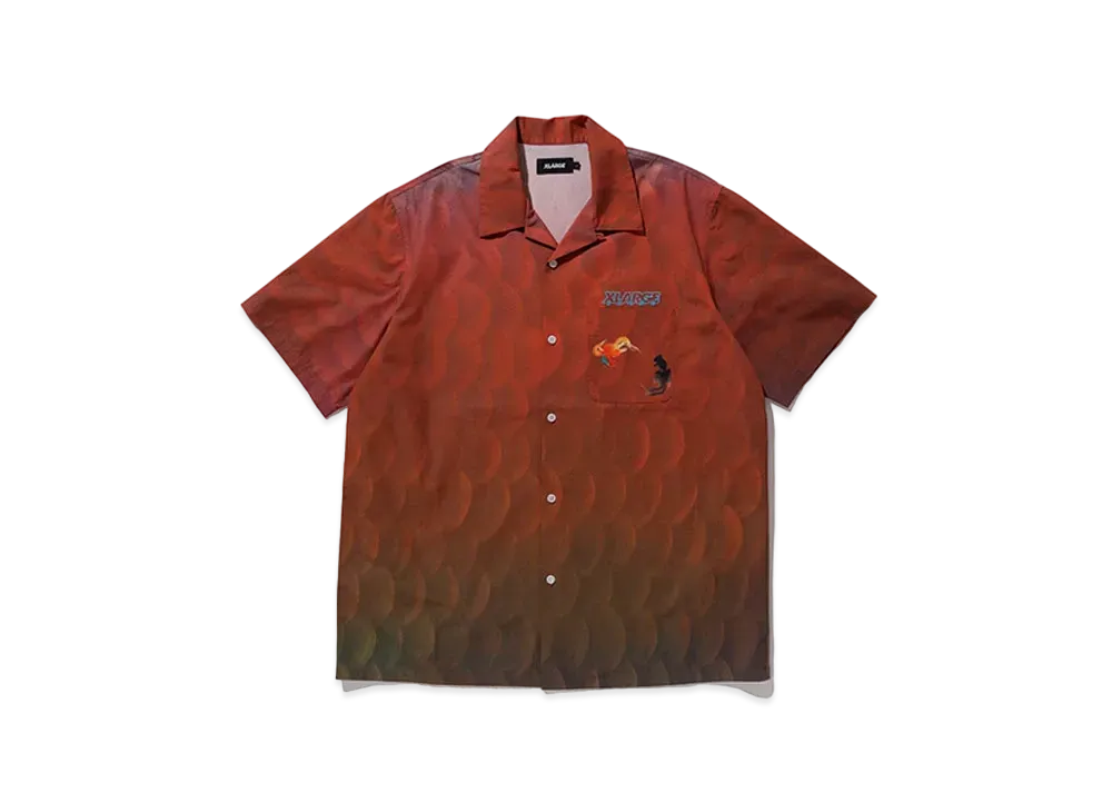 XLARGE S/S KINGYO SKIN SHIRT "Red "