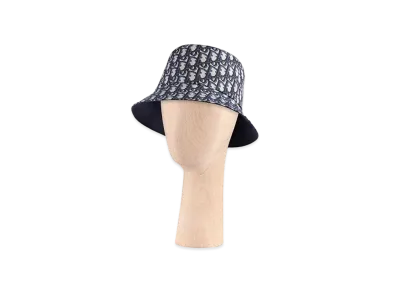 Dior REVERSIBLE TEDDY-D Small Brim Bucket Hat "Navy" 95TDD923A130_C563