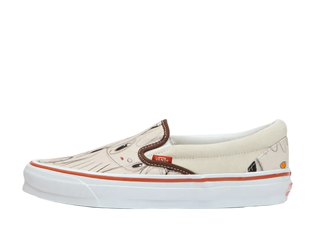 Jacier Calleja × Vans OG Classic Slip-On LX "Turtledove/True White"