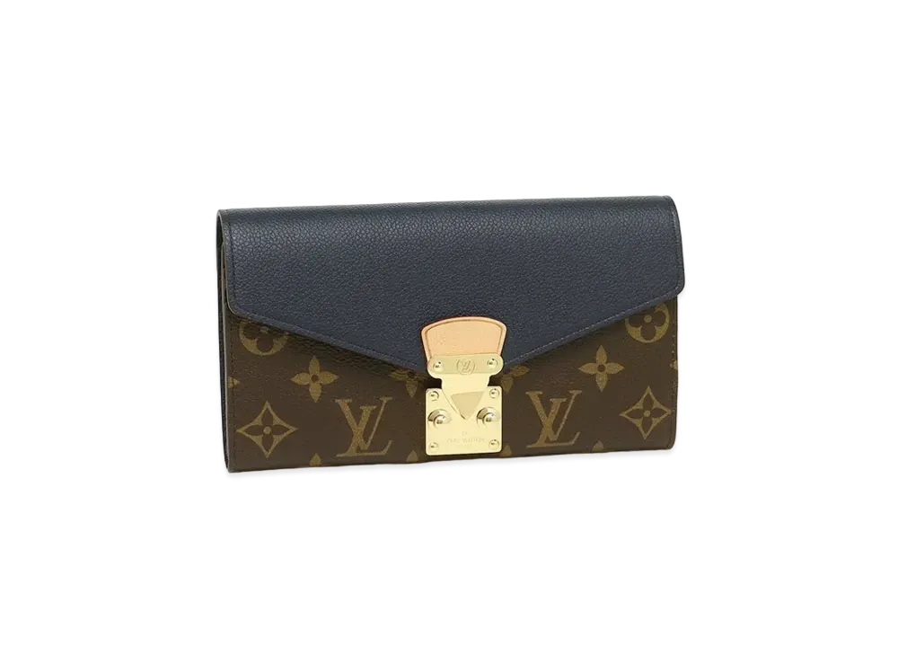 Louis Vuitton Monogram Portefeuille Paras "Blue Marine"