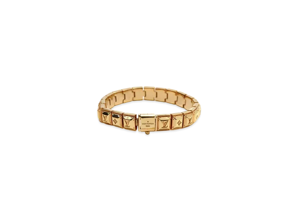 Louis Vuitton Nanogram Tennis Bracelet "Pink Gold"