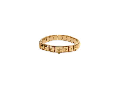 Louis Vuitton Nanogram Tennis Bracelet "Pink Gold"