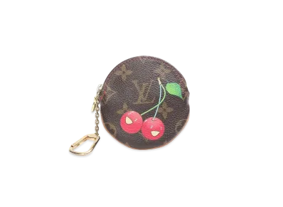 Louis Vuitton x Takashi Murakami Monogram Cherry Portemonnaie Rond
