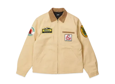 PALACE BADGE WORK JACKET "Sand"