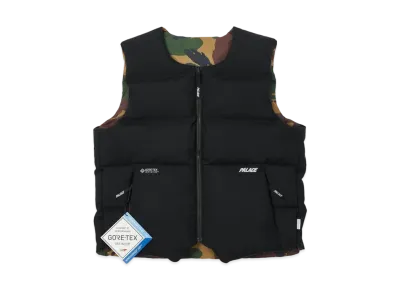 PALACE GORE-TEX INFINIUM REVERSO DOWN VEST "Black / Urban Camo"