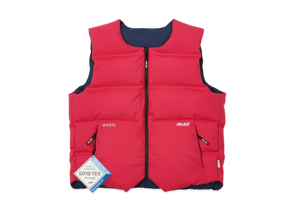 PALACE GORE-TEX INFINIUM REVERSO DOWN VEST "Pink / Navy"