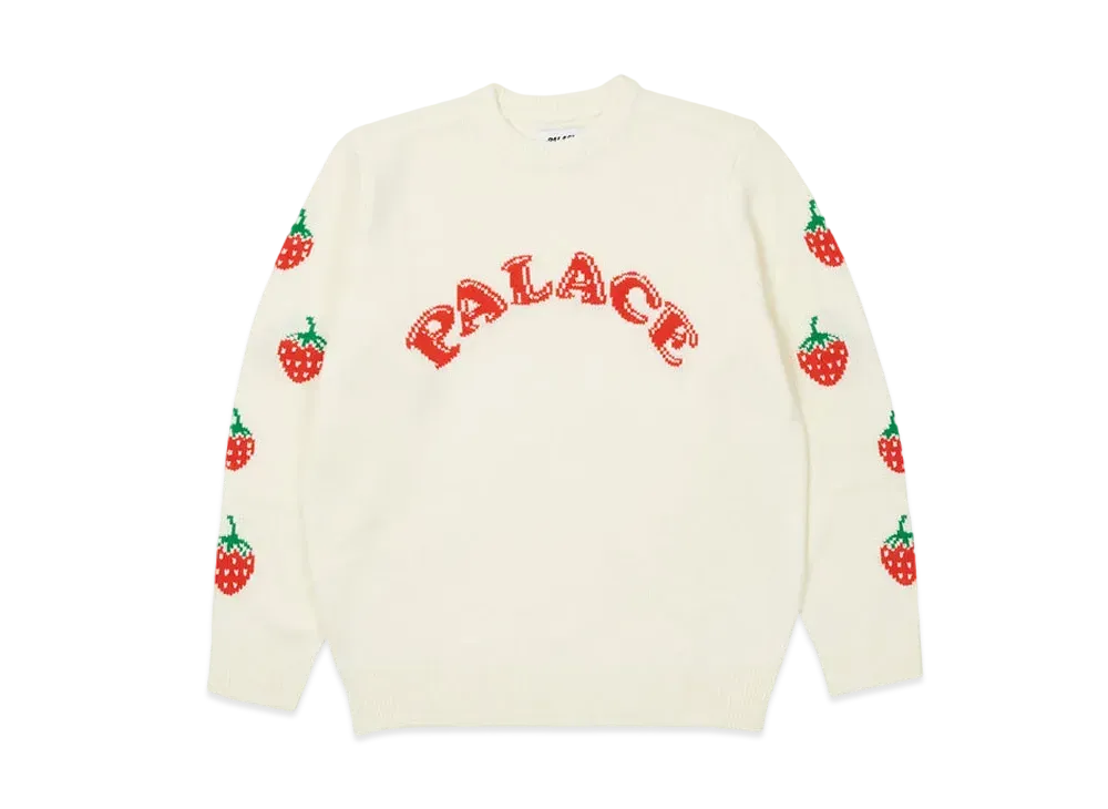 パレス ストロベリー ニット "ホワイト"