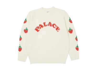 PALACE STRAWBERRY KNIT "White"