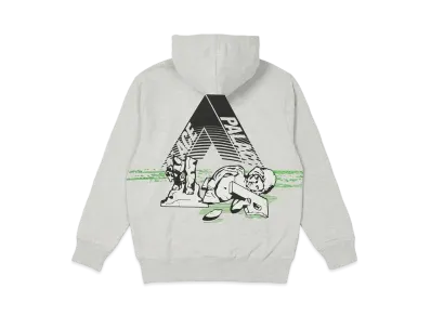 PALACE FALLEN CITY HOOD "Grey Marl"