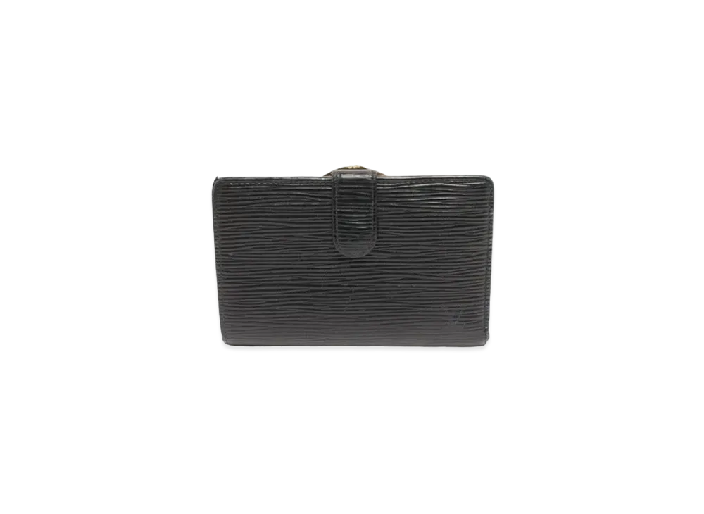 Louis Vuitton Viennois Wallet Epi "Noir"