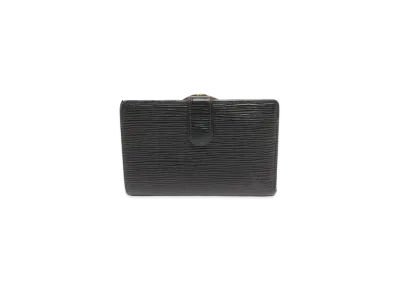 Louis Vuitton Viennois Wallet Epi "Noir"