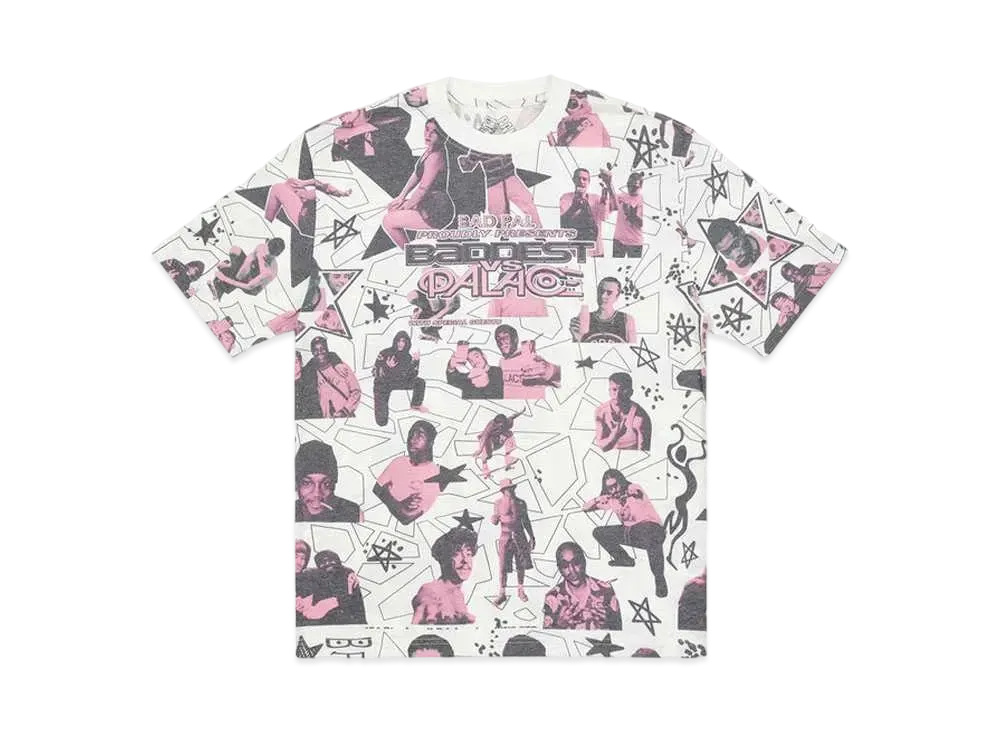 PALACE BADDEST AOP T-SHIRT "Multi"