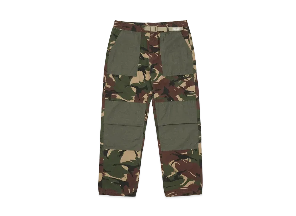 PALACE RIPSTOP COTTON BELTER TROUSERS "Camo"