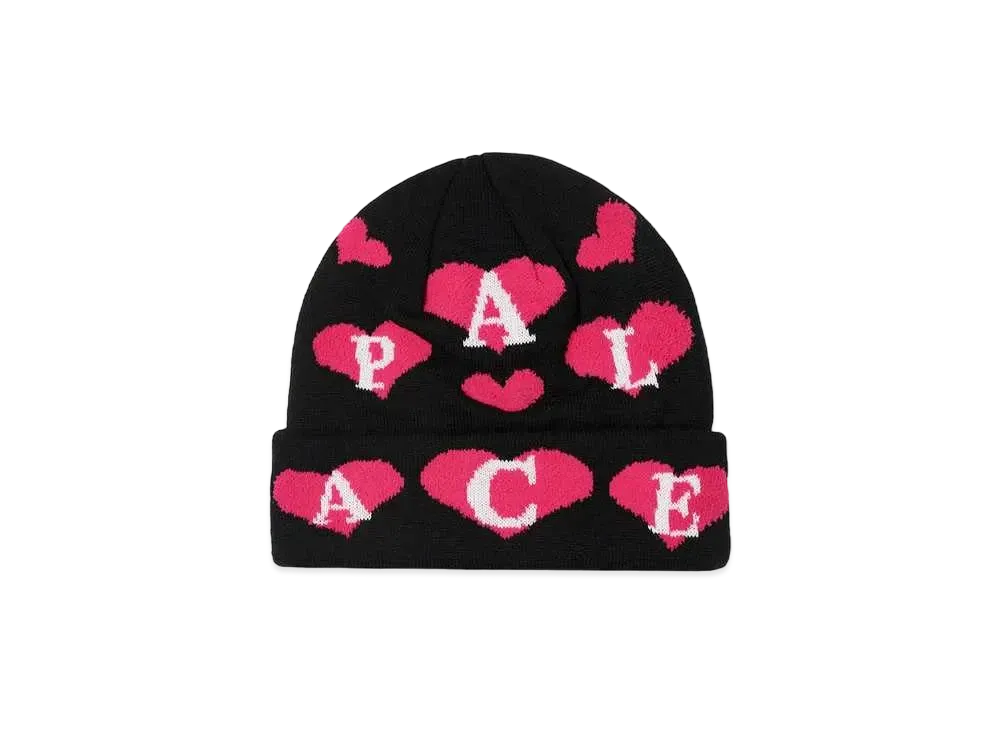 PALACE LOVE ME JACQUARD BEANIE "Black"