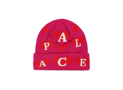 PALACE LOVE ME JACQUARD BEANIE "Cherry"