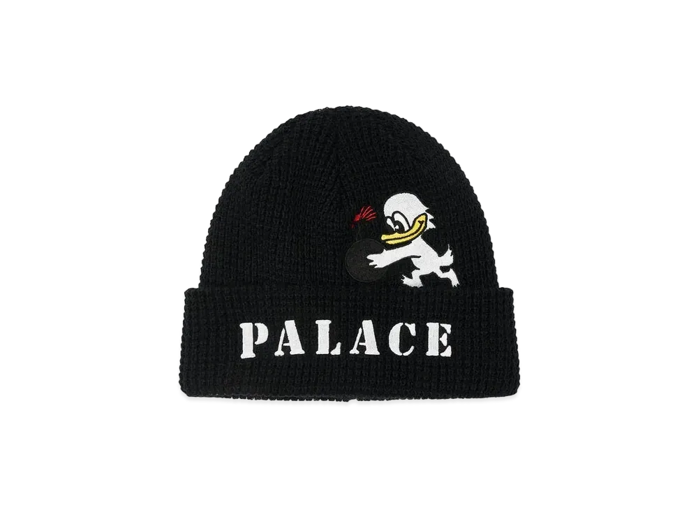 PALACE DUCK BOMB BEANIE "Black"
