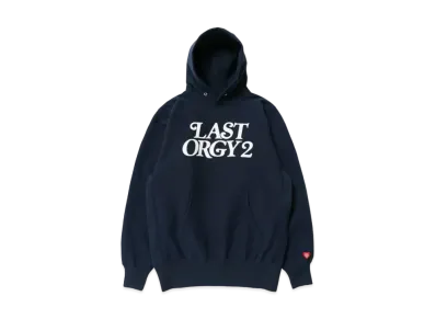 HUMAN MADE x UNDER COVER LAST ORGY 2 GDC PIZZA HOODIE "Navy"