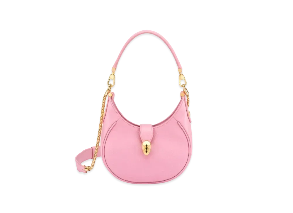BVLGARI Serpenti Ellipse Crossbody Bag "Pink"