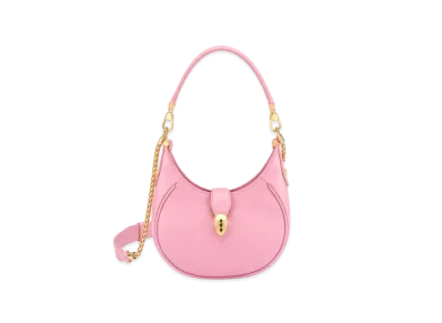 BVLGARI Serpenti Ellipse Crossbody Bag "Pink"