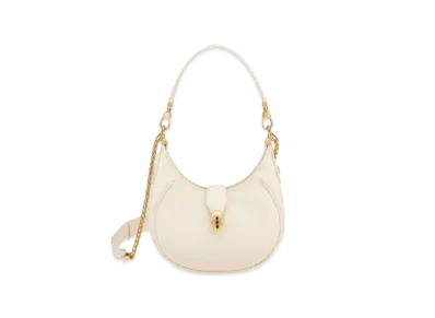 BVLGARI Serpenti Ellipse Crossbody Bag "Ivory"