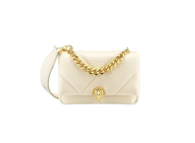 BVLGARI Serpenti Cabochon Crossbody Mini Bag "Ivory"