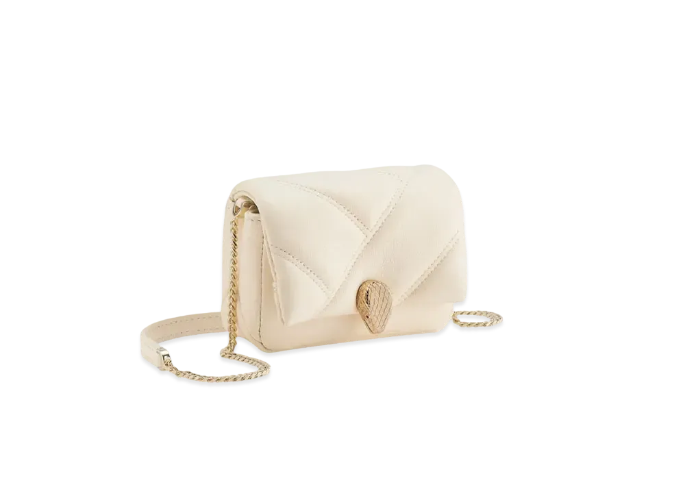 BVLGARI Serpenti Cabochon Mini Bag "Ivory"