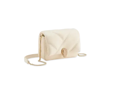 BVLGARI Serpenti Cabochon Mini Bag "Ivory"