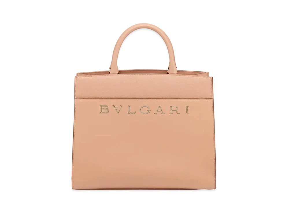 BVLGARI Logo Tote "Beige"