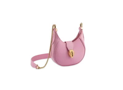 BVLGARI Serpenti Ellipse Crossbody Mini Bag "Pink"