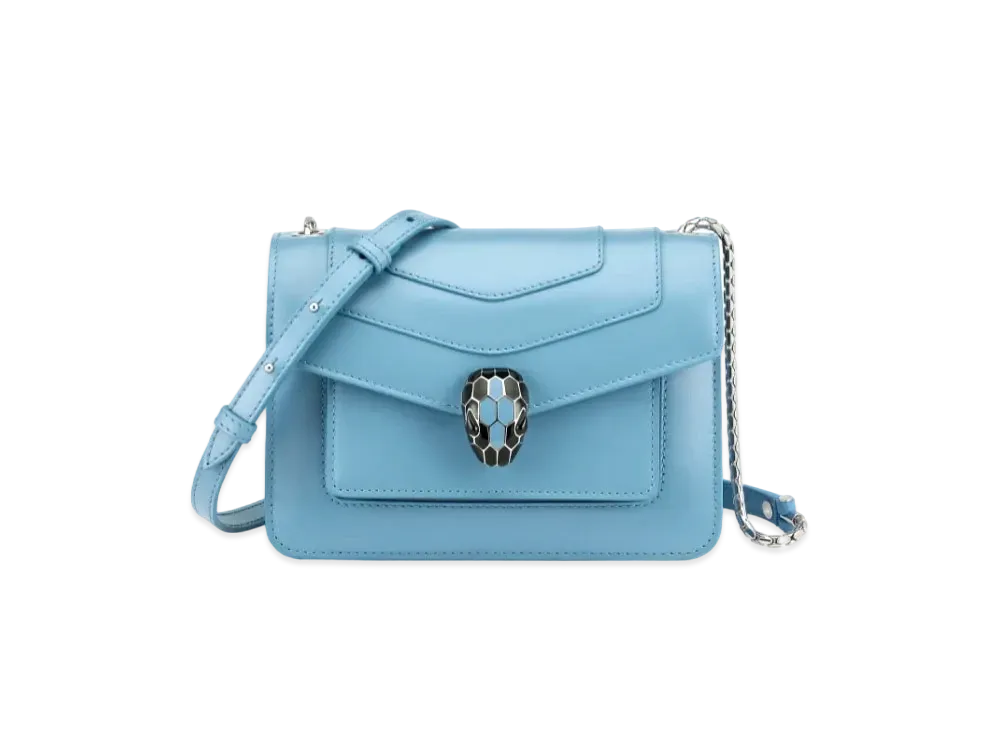 BVLGARI SERPENTI セルペンティクロスボディバッグ　ブルー BVLGARI SERPENTI セルペンティクロスボディバッグ ブルー - メルカリ