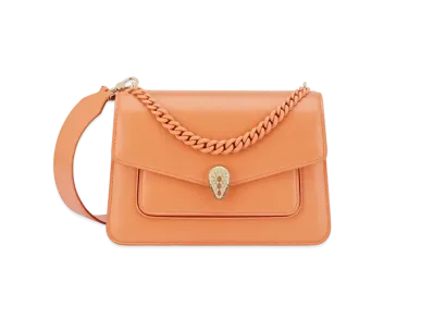 BVLGARI Serpenti Forever Crossbody Bag "Orange"