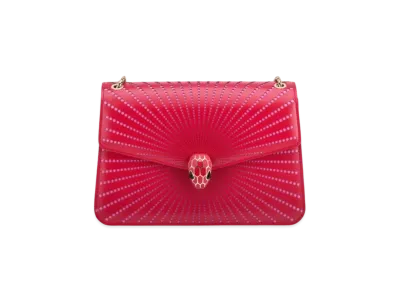 BVLGARI Serpenti Forever Shoulder Bag "Red"