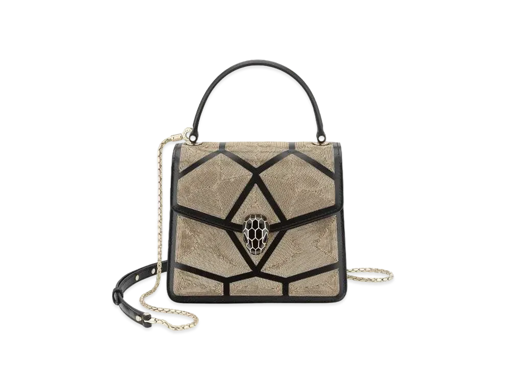 BVLGARI Serpenti Forever Crossbody Bag "Black"