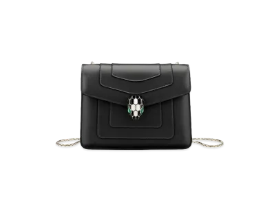 BVLGARI Serpenti Forever Crossbody Bag "Black"