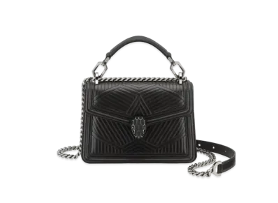 BVLGARI Serpenti Diamond Blast Crossbody Bag "Black"