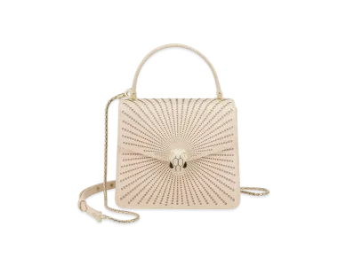 BVLGARI Serpenti Forever Top Handle "Ivory Opal"