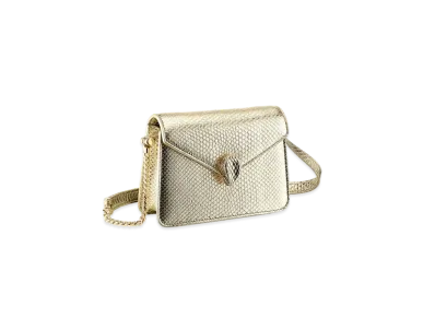 BVLGARI Serpenti Forever Mini Bag "Light Gold"