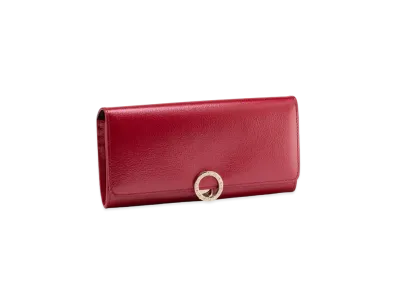 BVLGARI BVLGARI Large Wallet "Red"