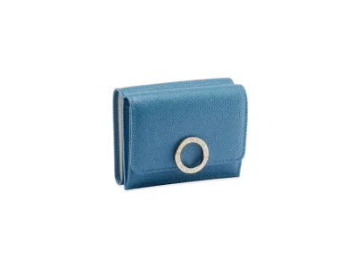BVLGARI BVLGARI Trifold Wallet "Blue"
