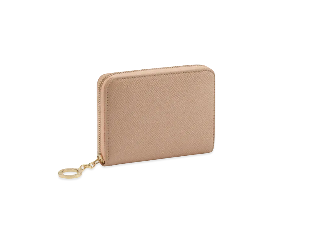 BVLGARI BVLGARI Zip Wallet "Beige"
