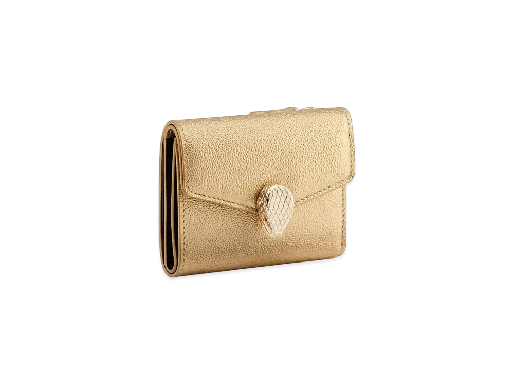 BVLGARI Serpenti Forever Wallet "Gold"