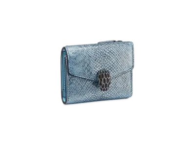 BVLGARI Serpenti Forever Wallet "Blue"