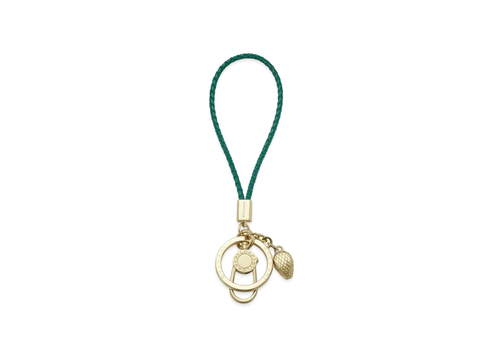 BVLGARI Serpenti Forever Keyring "Green"